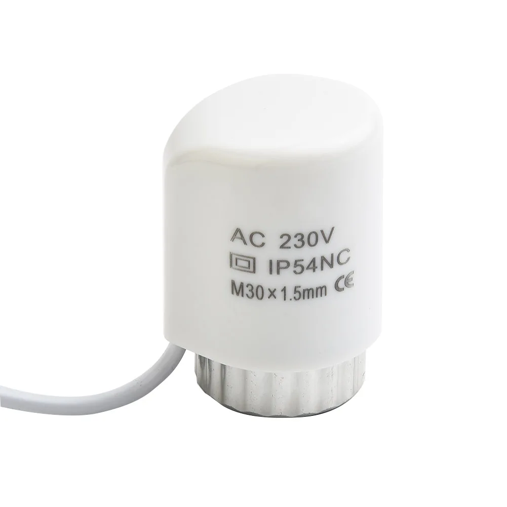 Head Thermal actuator Retardant PC 2 wire connection Controller Electric For Underfloor Heating Valve Portable
