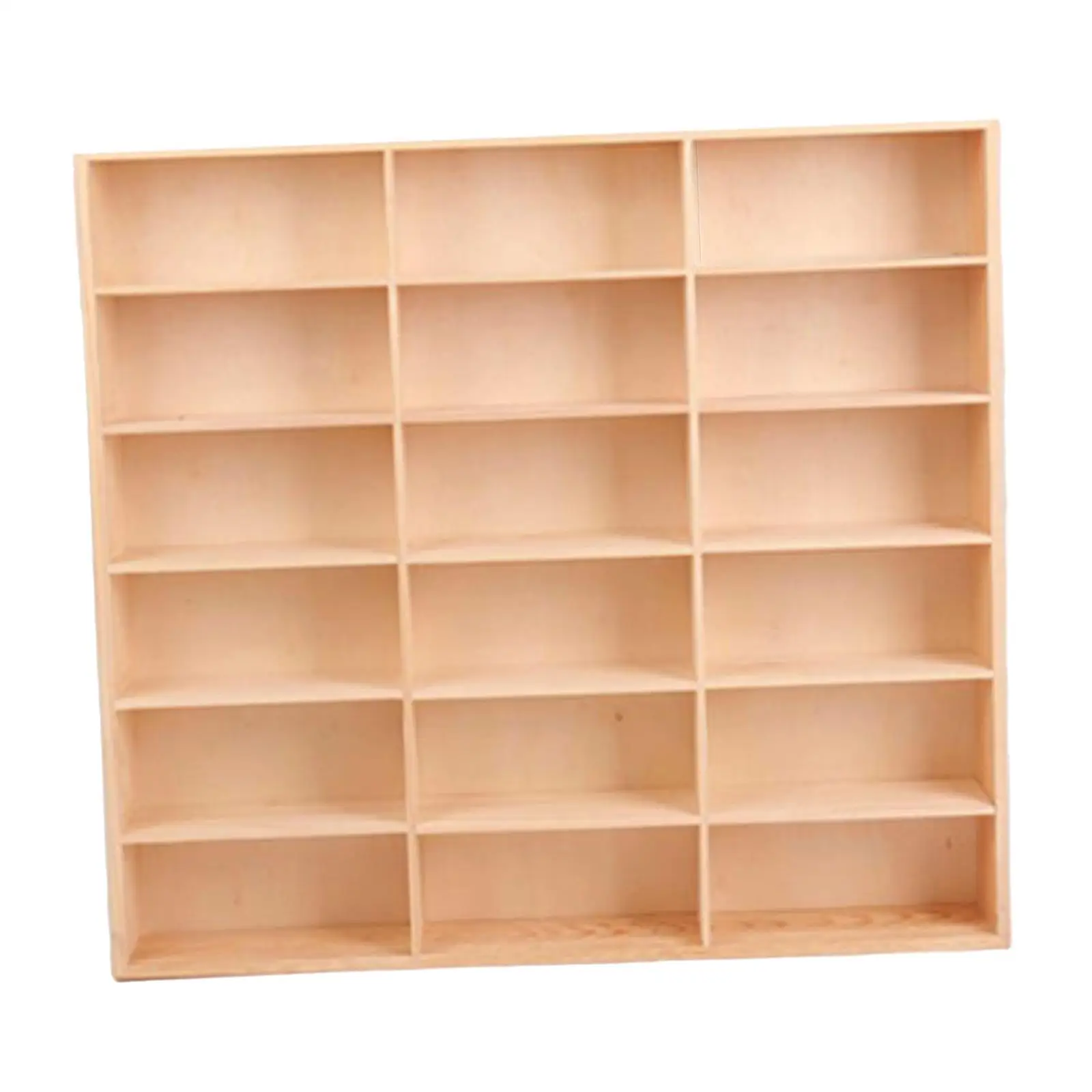 Wooden Display Rack Shelves Multi-use Organizer Showcase Holder Storage Cabinet