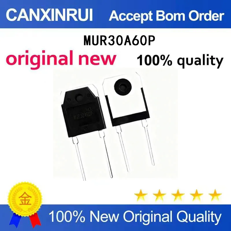 

(5-100 Pieces) Brand new original MUR30A60P TO-247-2 fast 600V 30A spot chip