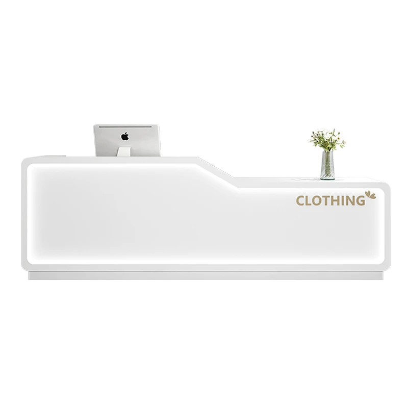 QTZ36 Manufacturer Modern Furniture Reception Desk Clinic Salon Hot selling Reception Commercial Furniture White reception desk