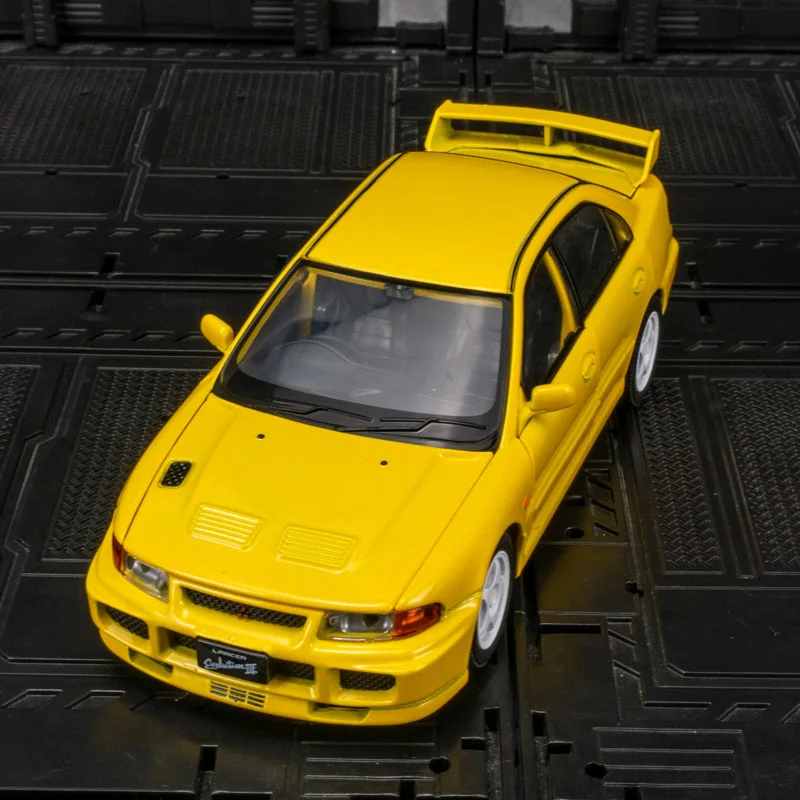 1:32 Initial D Mitsubishi Lancer Evolution EVO Diecasts & Toy Vehicles Alloy Car Model Shock absorber Sound Light Collection Toy