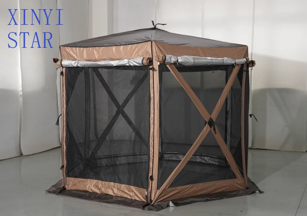 Hot Sale Travel Picnic Fishing 4-6 Person Family Camper Trunk Portable Suv Tailgate Rear Parking Awning Car Tent