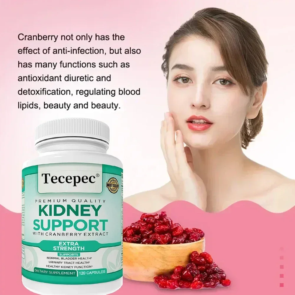 

Cranberry Extract Supplement, 120 Capsules, with Antioxidant Benefits, Supports Urinary Tract Health, and Boosts Immunity
