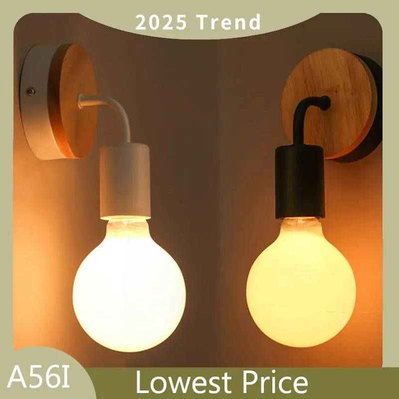 

A56I Top Nordic Postmodern Small Wall Light Simple Bathroom Corridor Light Bedroom Bedside Wall Light