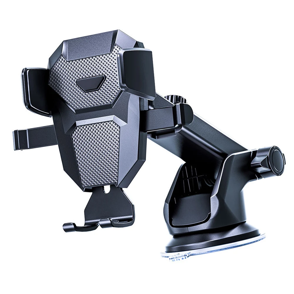 

Adjustable Phone Holder For Car Vehicle Phone Stand Portable Phone Bracket Strong Arm Design ABS Material Flexible Viewing Angle