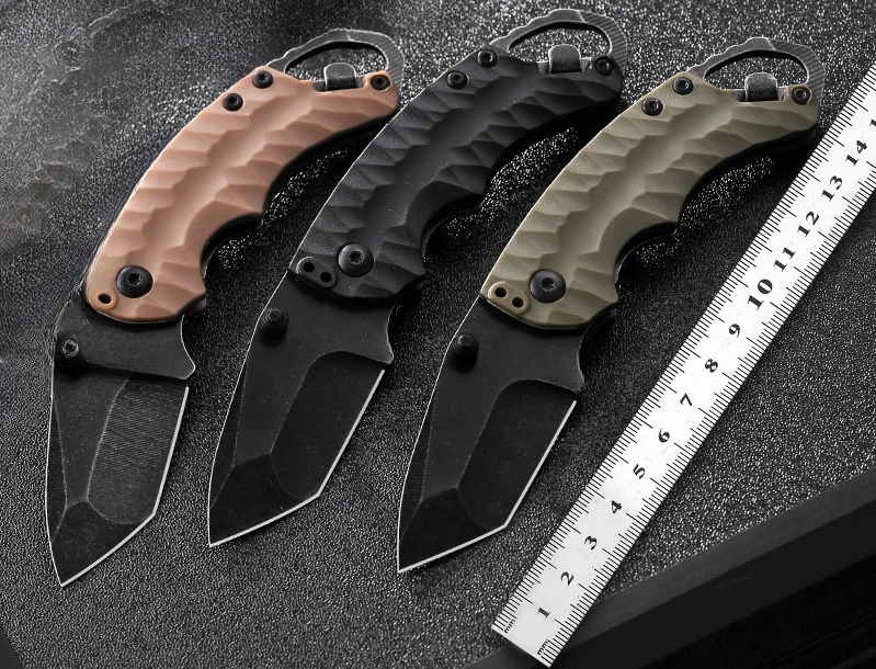 8Cr13MOV outdoor Camping Knife Portable Folding Knife Multi functional Climbing Tool