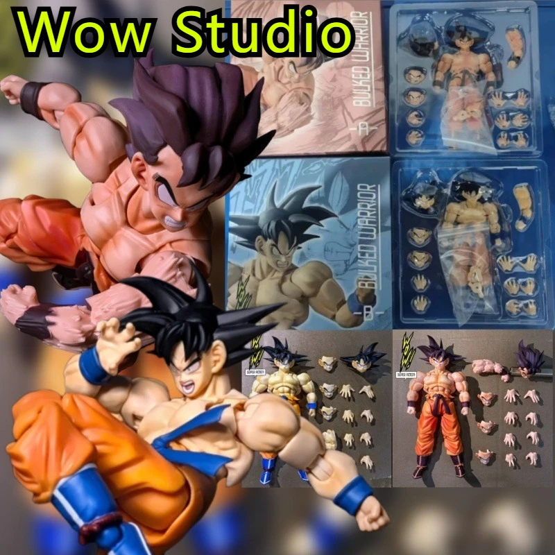 En Stock enviado en 24 Wow Super Moving Dragon Ball First Duel King Fist Kong Son Goku World King Fist 1/12 muñeca de acción
