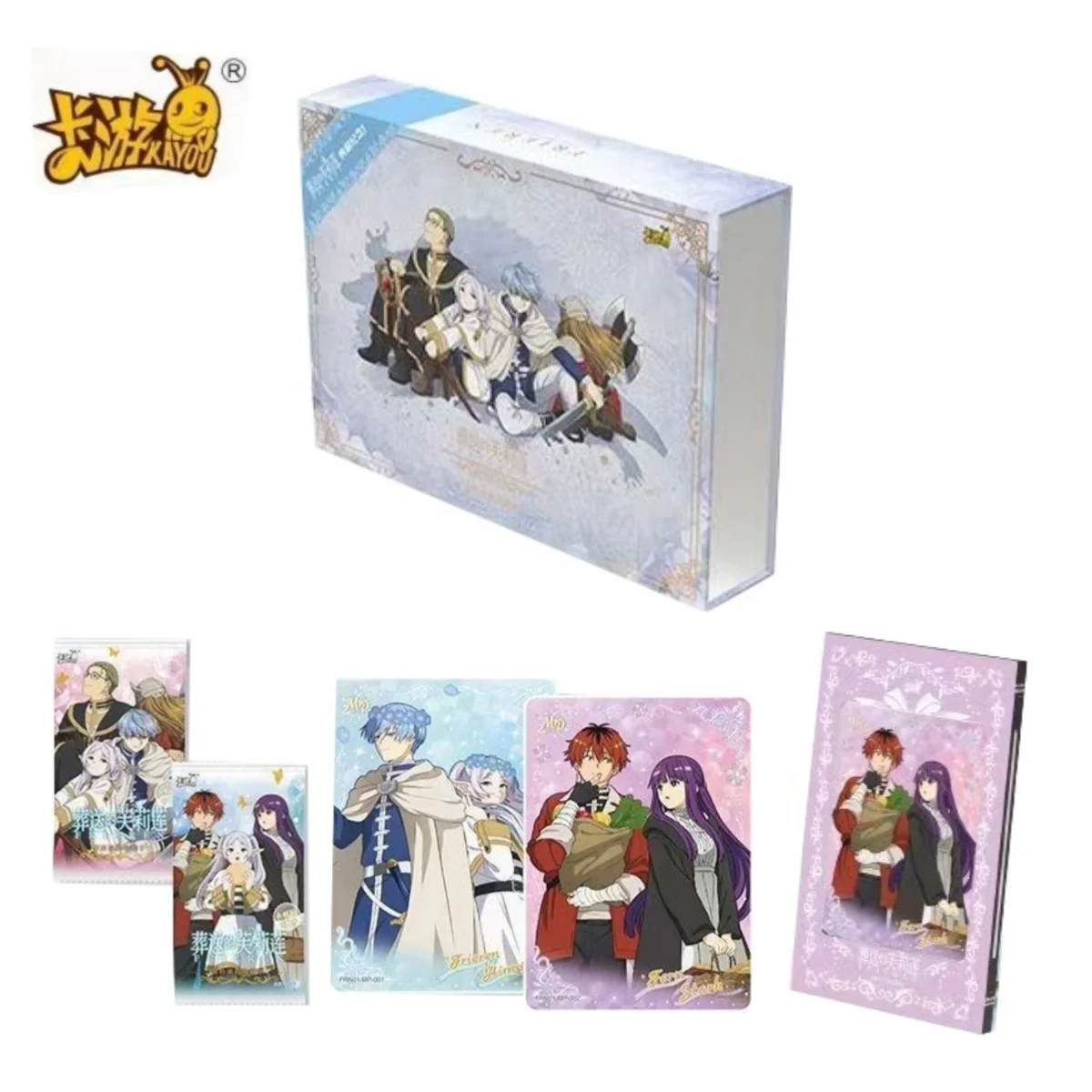 

Оригинальные коллекционные карточки KAYOU Frieren: Beyond Journey's End, приключенческая история, поэзия времени, аниме-мерч, подарки для детей