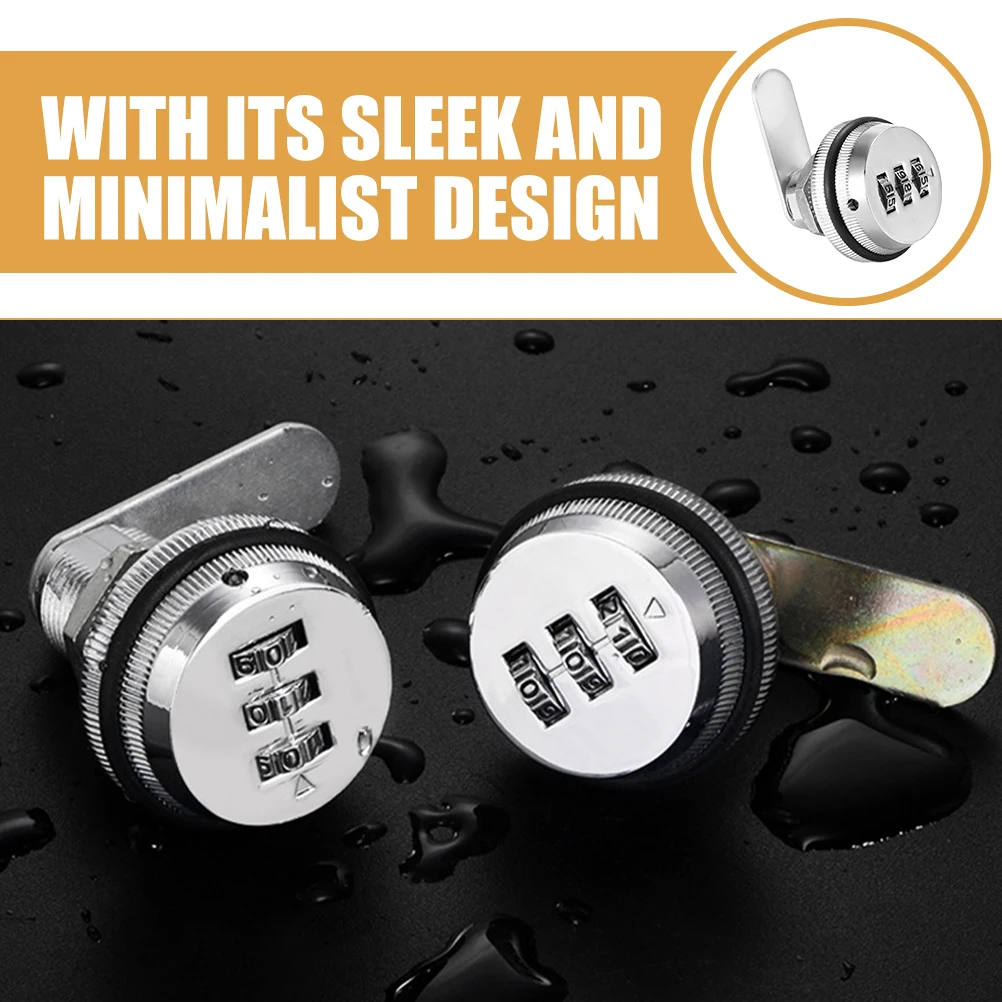 

Password Lock for Cabinet Drawer Metal Security Household Office Anti-Theft Code Locks File Showcase Cupboard Drawer Locks