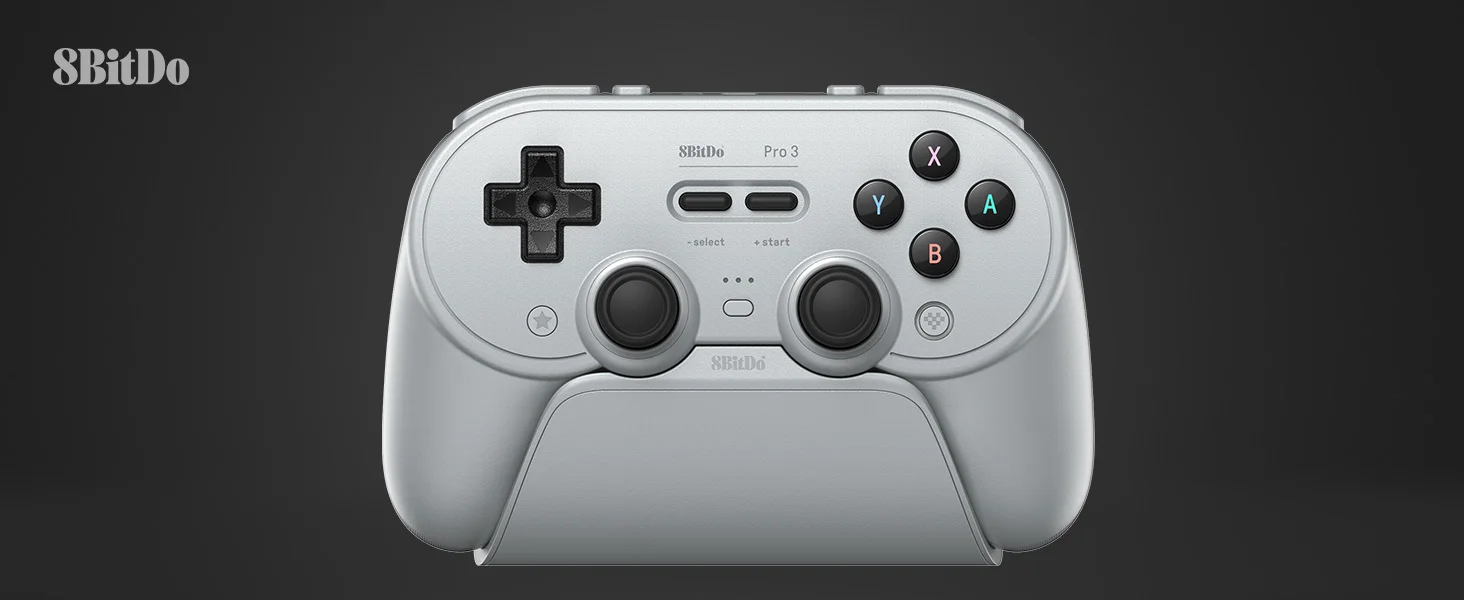 8BitDo Pro 3 Wireless Gamepad, Bluetooth-Gamecontroller mit TMR-Joysticks für NS Nintendo Switch 2, PC Windows, ANDROID, iOS – Detail 1