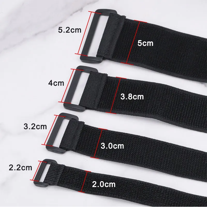 3/5PCS Adjustable Hook and Loop Fastener Tape for Cords