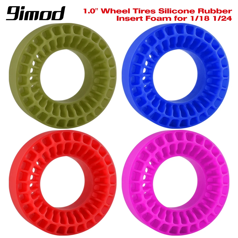 

9IMOD 1.0'' Tires Inserts Soft Silicone Rubber Insert Foams 55mm for 1/18 1/24 RC Car