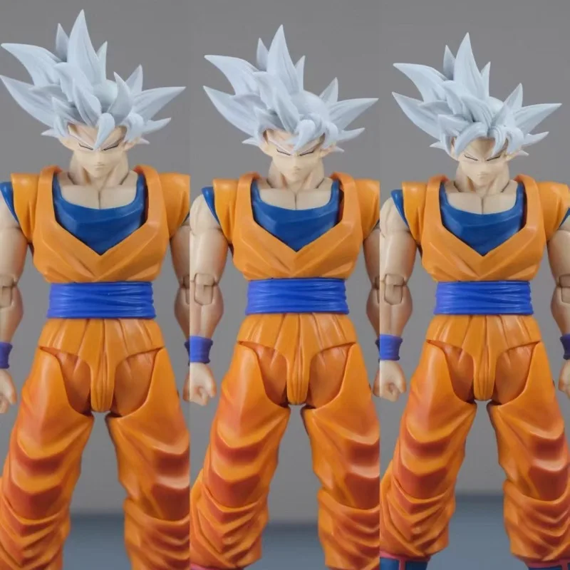 In Stock！Dragon Ball SHF Son Goku Series Upgrade Parts Ultra Instinct Goku Accessory Pack 1/12 Scale Head Sculpt Accessories view 3