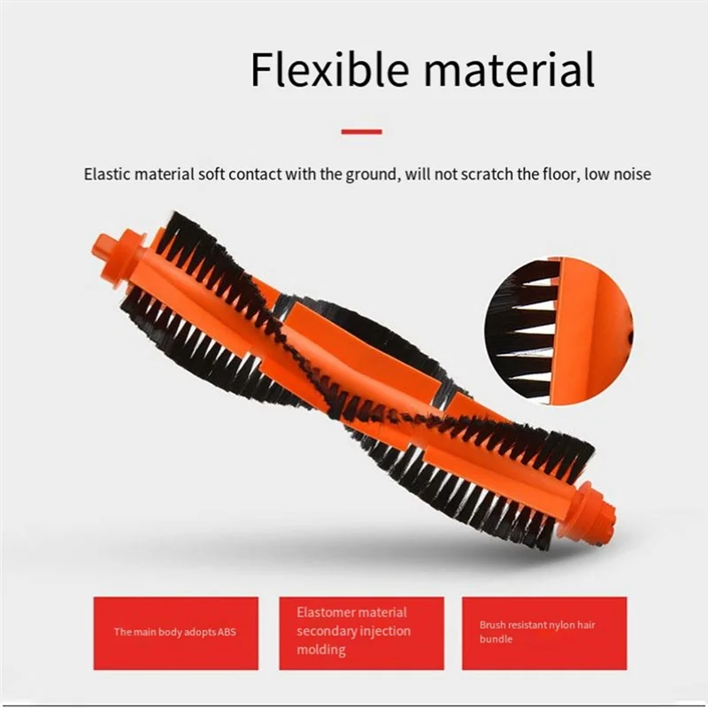 Aparatos de compras para Robot aspirador Xiaomi S10 S12 cepillos B106GL limpiador de Acuum filtro Hepa paño de mopa piezas de Cepillo Lateral principal Acce