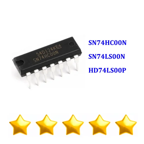 

100PCS SN74HC00N SN74LS00N HD74LS00P DIP-14 100% New Original IC Chips