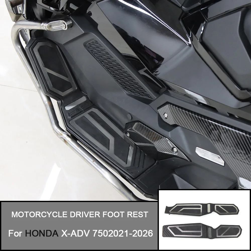 Für Honda XADV 750 X-ADV 750 2021-2026 2025 2024 2023 Motorradzubehör Fahrer-Fußstütze Pedalplatte Fußmatten Fußbrett