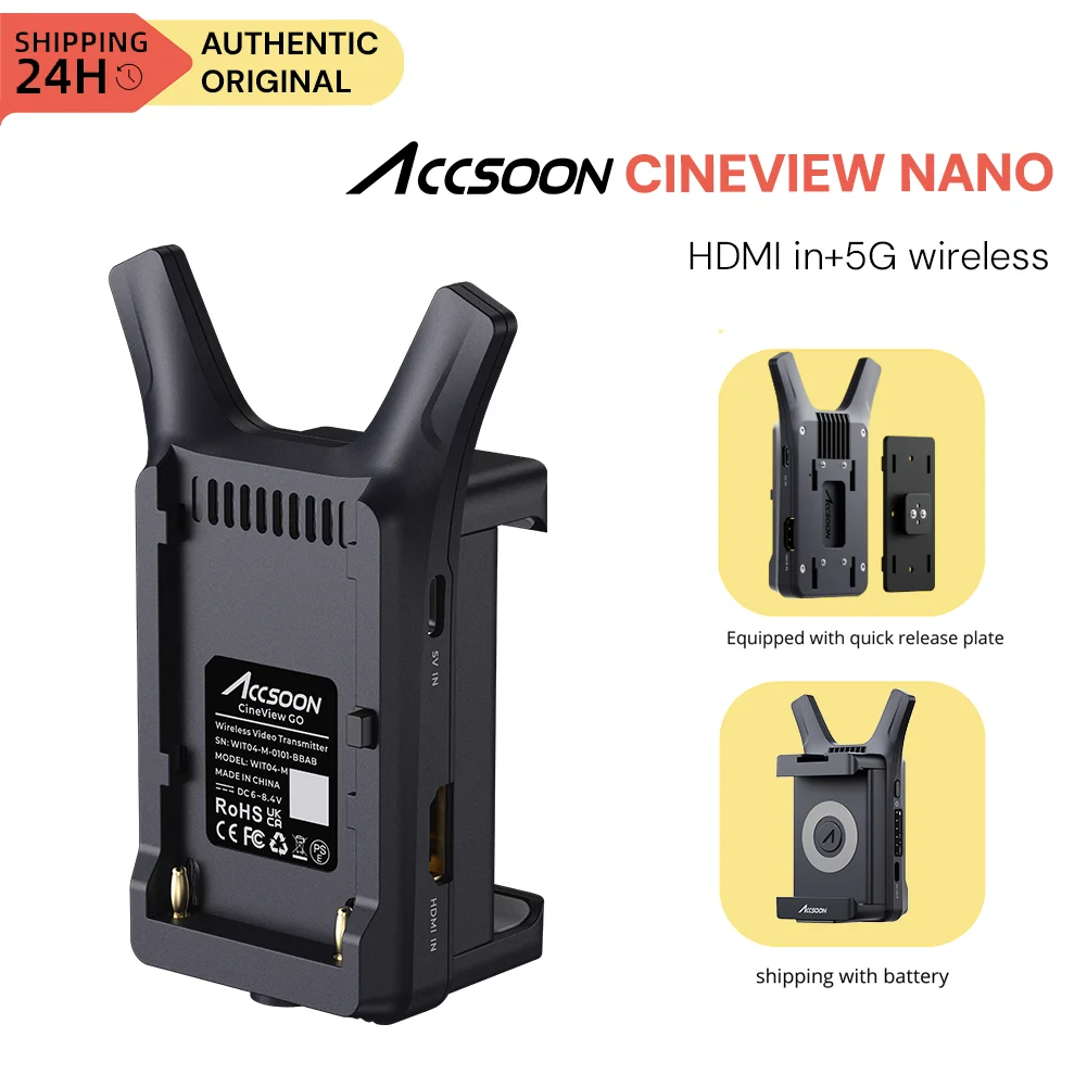 New arrived Accsoon CineView Nano mini Wireless Video Transmitter 5GHz Wifi Android IOS Accsoon SEE APP