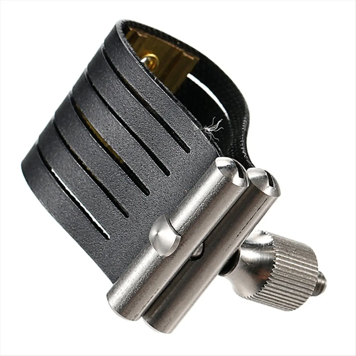 

Alto Saxophone Ligature Fastener Compact Leather Ligature for Alto Saxophone Mouthpiece [AA74-AAA]