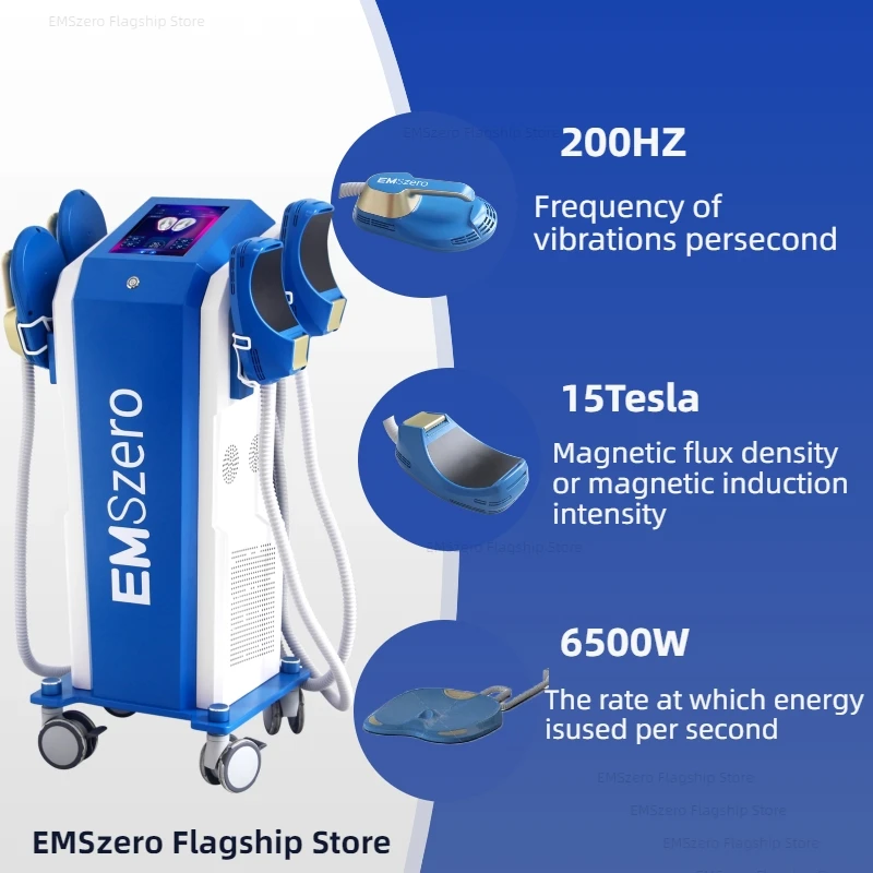 

Professional EMSzero 6500W 200hz Body Sculpting Machine Fat Burning EMS Slimming Beauty Device Ce Certificate