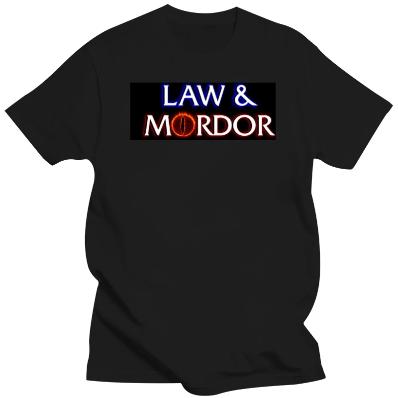 Printed Men T Shirt Cotton tshirt Law & Mordor O-Neck Short-Sleeve Women T-Shirt