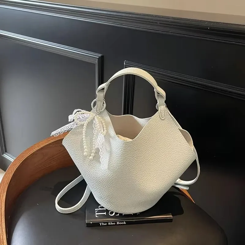 

Летняя популярная маленькая женская сумка, новинка 2023 года, универсальная сумка через плечо, высококачественная сумка-ведро на одно плечо, подмышки, Un Sac Épaule