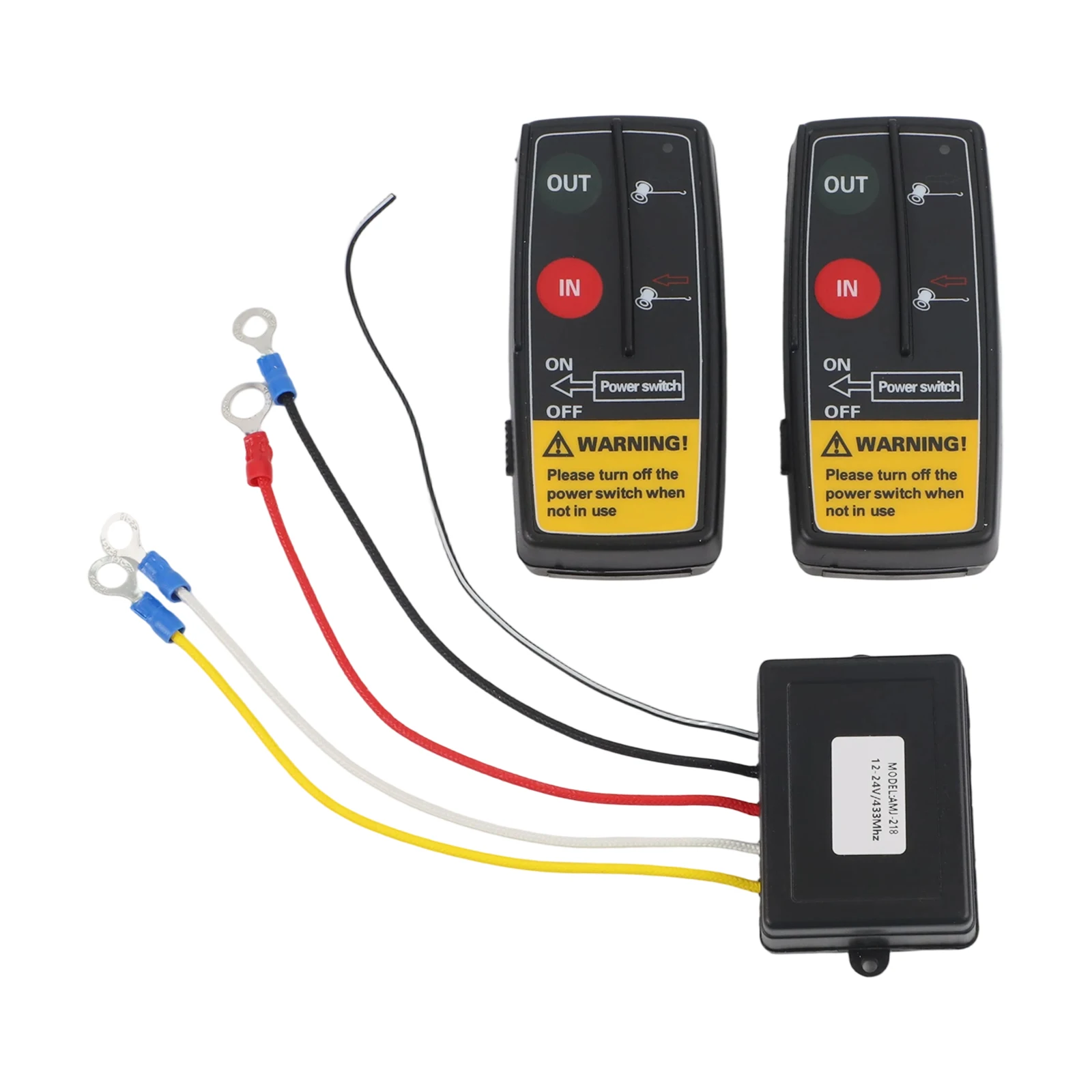 12V 24V Electric Winch Switch Controller Wireless Remote Control Accessories Suitable for Jeep Off Road Vehicles Trailer Boat