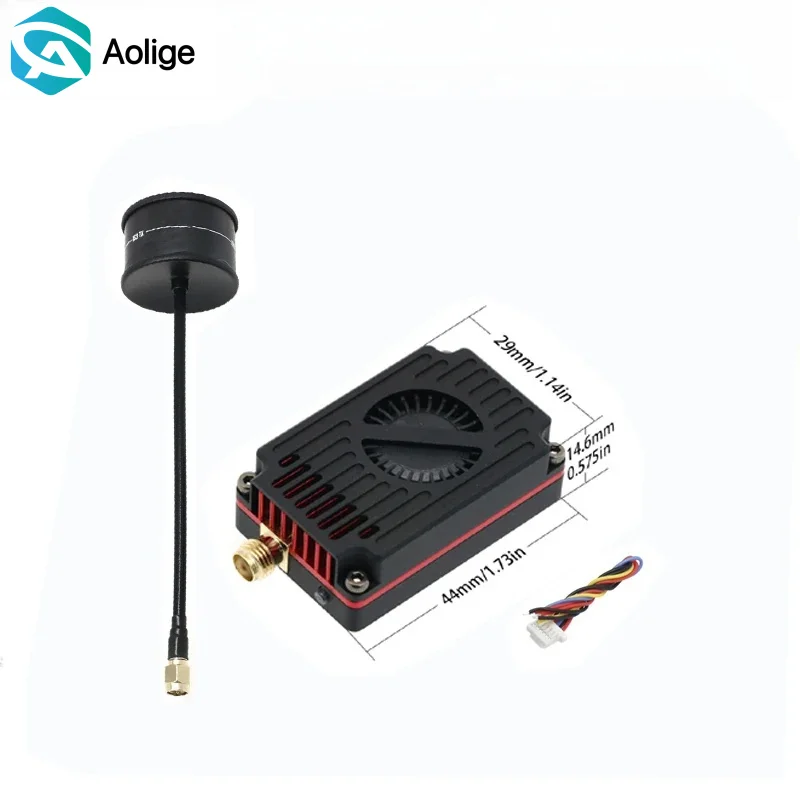 RUSHFPV-Videosender – 1,3 G/1,2 G, 4 W, umschaltbares Langstreckenmodul – für RC FPV-Drohne
