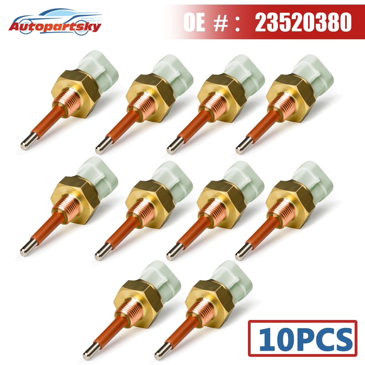 

10PCS OEM # 23520380 DDC23520380 23515397 Engine Spare Part For Detroit Diesel Series 60 S60 Coolant Temperature Level Sensor