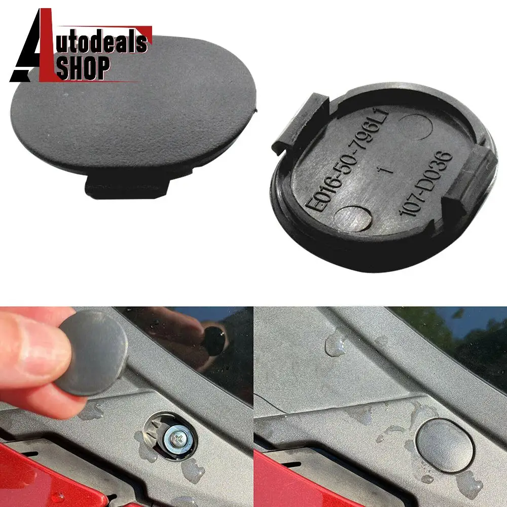 Tapa de rejilla para limpiaparabrisas, cubierta de tornillo para Mazda 3 BK MX5 Miata NA NB NC RX7 Millenia Eunos para sonda láser Ford, 2 uds.