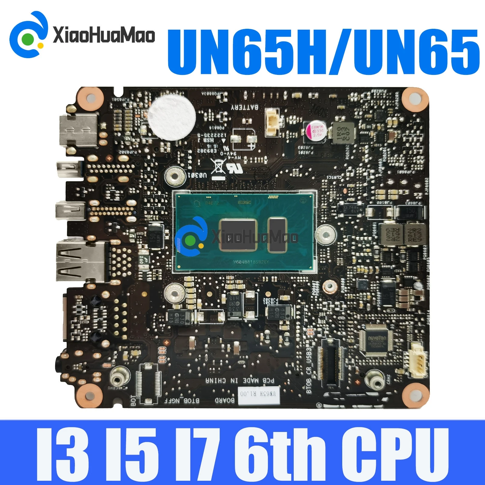 

UN65H with i3 i5 i7-6th Gen CPU UMA DDR3L Mainboard For ASUS VivoMini UN65 UN65H Commercial Computer Motherboard