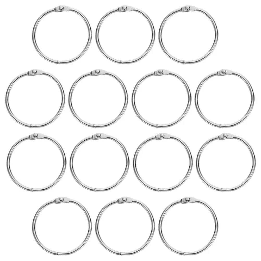 

20 Pcs For Crafts Book Binder Binder Book Key Rings Craft Office School Supplies Loose Leaf Rings Storage