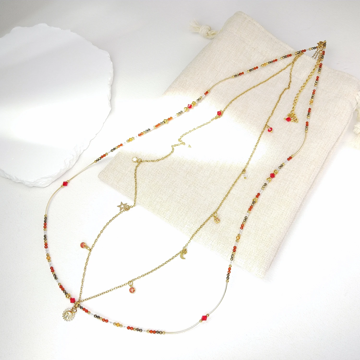 chaine-de-taille-lii-ji-en-acier-inoxydable-plaque-or-2-rangs-2-mm-pyrite-citrine-cornaline-73-10-cm-bijoux-faits-a-la-main-en-pierre-naturelle