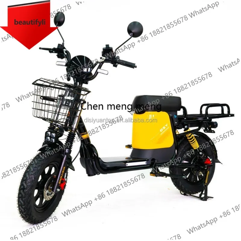 

Электровелосипед D185 Clark 2025 года, новая модель, 1200 Вт, 60 В, 30 Ач, LiFePO4, с багажником для доставки грузов, хит продаж