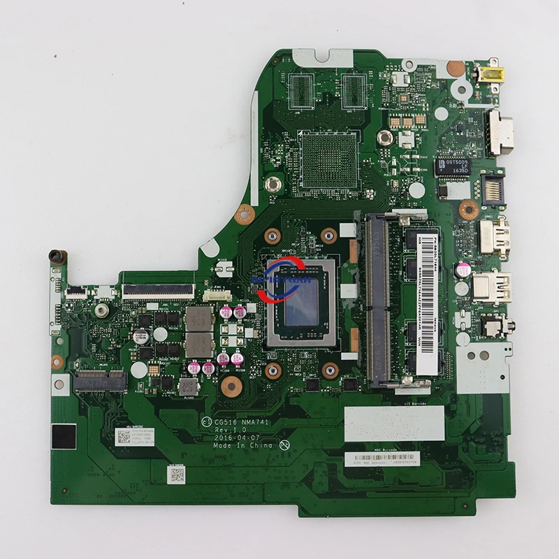 CG516 NM-A741 NMA741 is Suitable For Lenovo Ideapad 310-15ABR Notebook Motherboard 5B20L71644 CPU A12-9700 4G RAM 100% Test Work