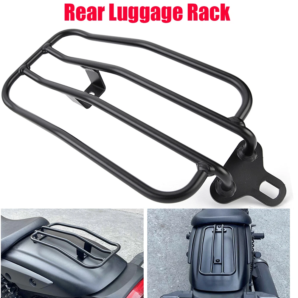 

For Kawasaki Eliminator 500 Eliminator500 Rear Luggage Cargo Rack Carrier Mount Backrest Motorcycle Shelf Holder Support