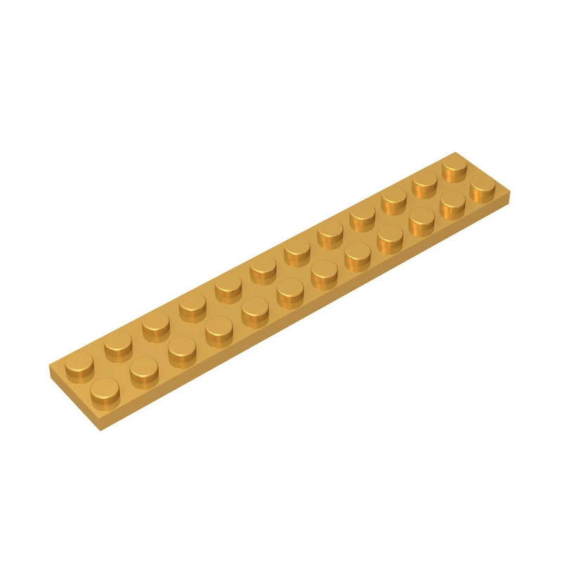 Placa Gobricks GDS-515 2x12 compatible con lego 2445 piezas de juguetes para niños bloque de construcción placa de partículas DIY