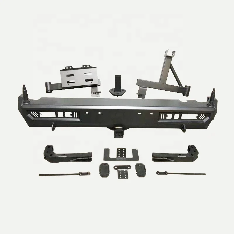 New Rear Bumper With Spare Tire Carrier & Fuel Tank Holder for Suzuki Jimny JB64 JB74 2018+ 6
