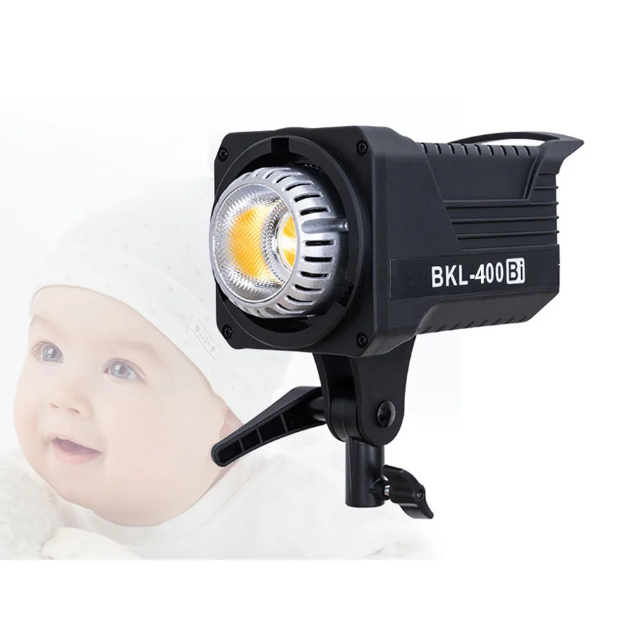 Imagem -05 - Luz de Retrato bi Led 160w Luz de Dia 5600k sem Fios com Cri 97 +tlci 97 +7500 Lux 1m Montagem Bowens e 2.4g bi