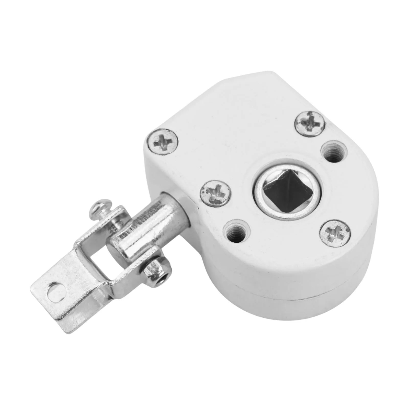 1pc Worm Gear Awning Manual Crank Mechanism Worm Gearbox For Awning Winches White Aluminum Alloy Construction High Load Capacity