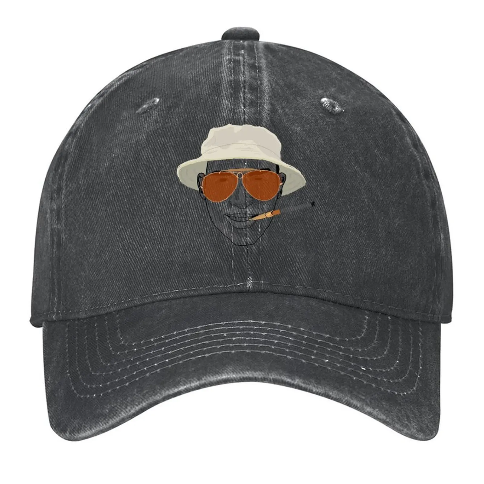 

hunter S thompson wojak Baseball Cap Fishing cap Wild Ball Hat dad hat Luxury Brand Men Caps Women's