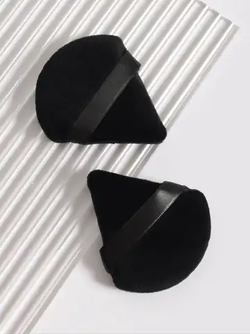 Black Triangle Powder Puff Facial Makeup Sponge Soft Velvet Cosmetics Puff Mixer Beauty Foundation Make-Up Sponge Makeup Access