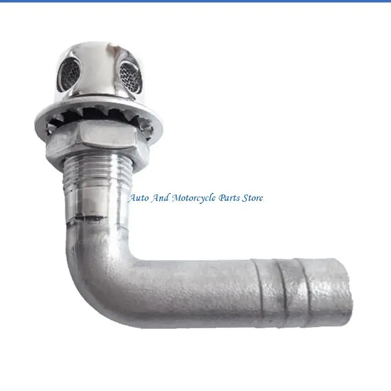 P9FD 90 درجة خزانات الوقود تنفيس تنفيس ل 5/8 بوصة خرطوم تدفق الدبابات غاز تنفيس #2