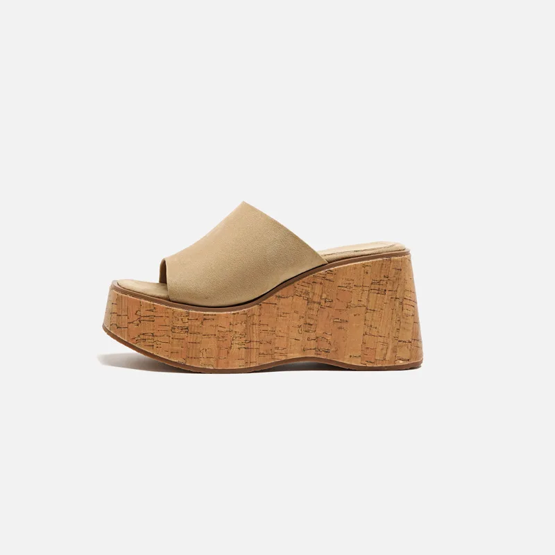 

Thick Heel Platform Sandals Women's Roman Style Flat Heel Daily Wear PVC Upgraded Roman Sandals for Teenagers