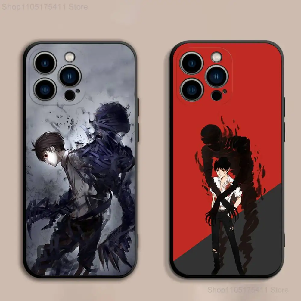 

Cool A-Ajin Anime Phone Case For iPhone 17,16,15,14,13,12,Pro,Max,Plus,E,SE4,Air,Mini Black Soft Cover