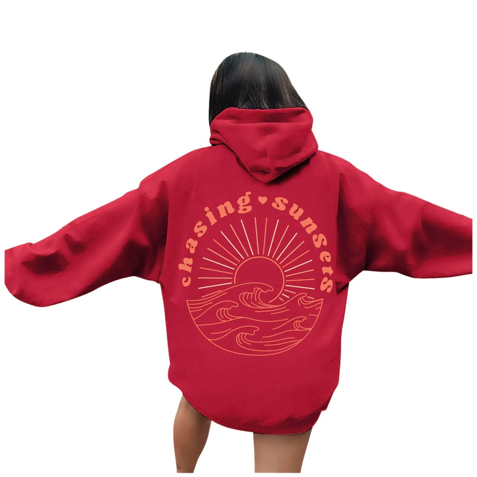 Chasing Sunsets Hoodies Fashion Aesthetic Unisex Women Men Sweatshirt Sunshine Streetwear Popular Hip Hop Autumn Soft Y2k Hoodie