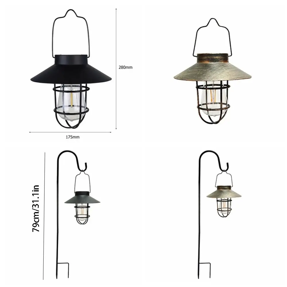Vintage Solar Garden Lantern 6
