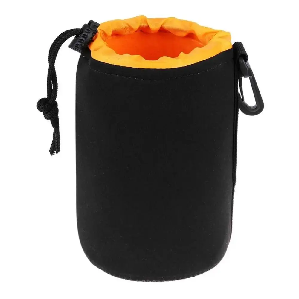 Protector Neoprene Camera Lens Pouch Bag S/M/L/XL Plush Neoprene Lens Bag Storage Cylinder Waterproof Lens Bag Pentax