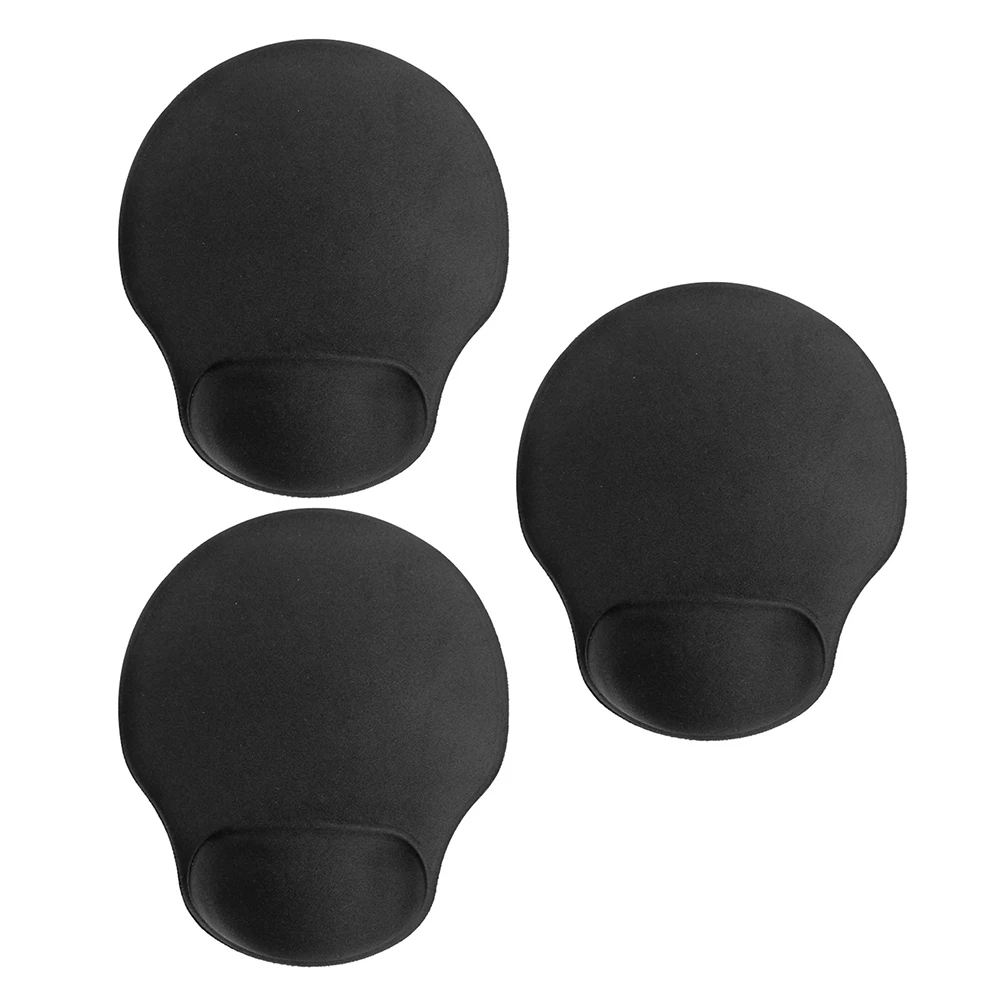 

3pcs Ergonomic Wrist Support Mouse Pad Rest Sponge Office Desk Mat Cushion Anti Skid Memory Foam Computer Accessories