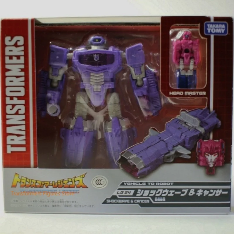 In Voorraad Takara Tomy Transformers Japanse Serie LG-24 Shockwave Figuur Model Anime Actie Vervorming Robot festival Speelgoed Cadeau