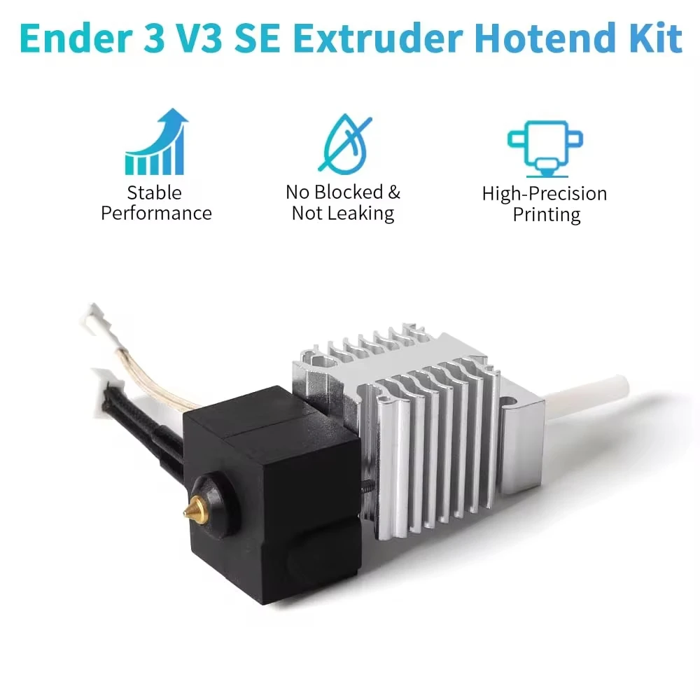 Creality Ender 3 V3 SE Extruder Hotend Kit Heater Block Set Assembled Print Head Kit Heat Resistance 3D Printer Accessories